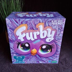 2023 "Hey Furby!" Purple – 25th Anniversary Interactive Toy, Brand New Sealed